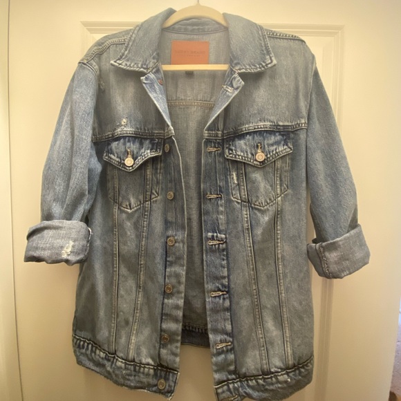 Lucky Brand Boyfriend Trucker Jean Jacket - Picture 6 of 15